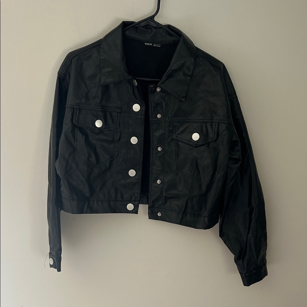Black Leather Women's Jacket